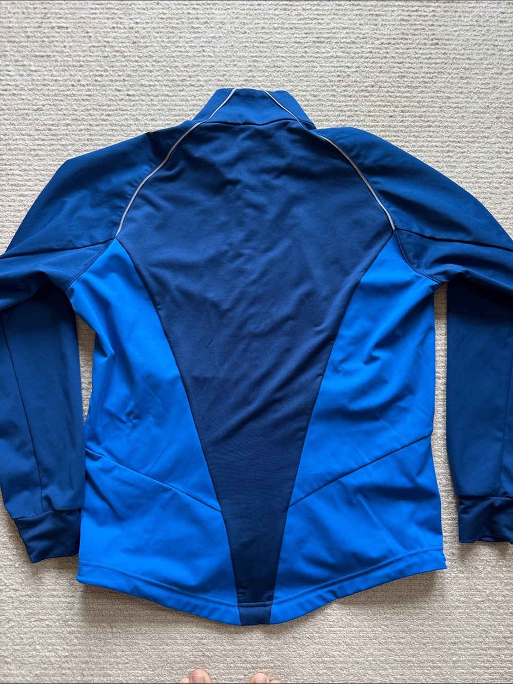 Men's Blue Performance Softshell Jacket - Picture 7 of 8